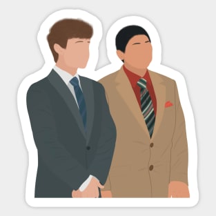 Modern Family Luke and Manny at Wedding Meme Fan Art Sticker